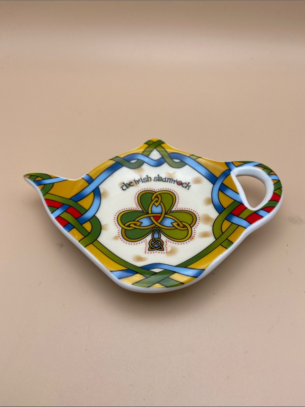 Celtic Knot Irish Weave Clara "The Irish Shamrock" Tea Bag Holder